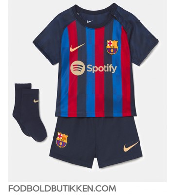 Barcelona Eric Garcia #24 Hjemmebanetrøje Børn 2022-23 Kortærmet (+ Korte bukser)